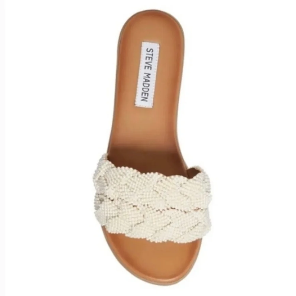 Steve Madden Phraya Beaded Slide Sandals